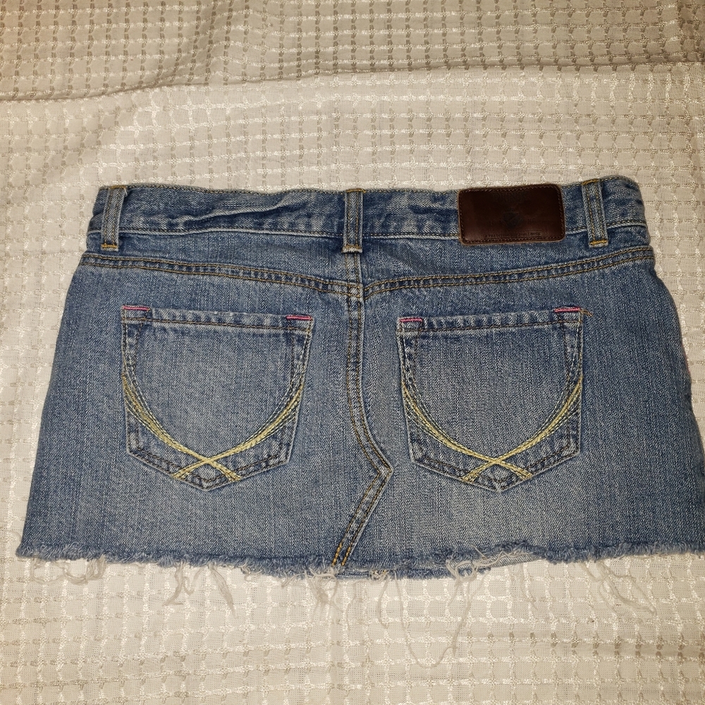 VICTORIA SECRET PINK MINI JEAN SKIRT - Picture 5 of 10